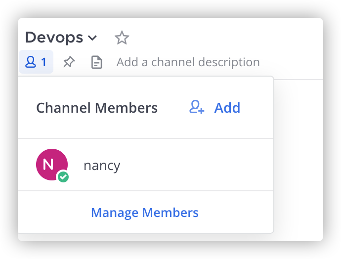 Manage Channel Members