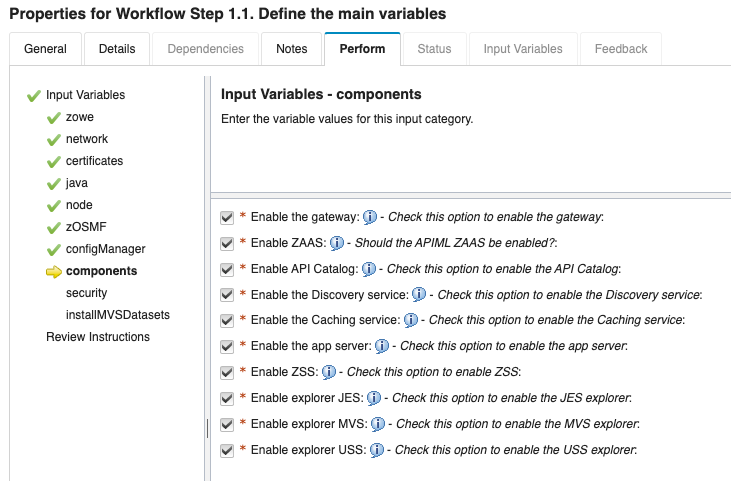 Enabling components